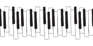 Play Bach piano keyboard
